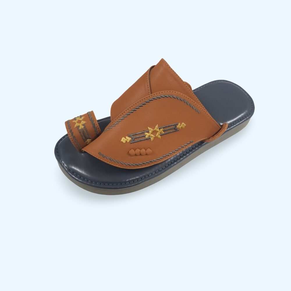 Seals embroidered slipper for men - Image 2